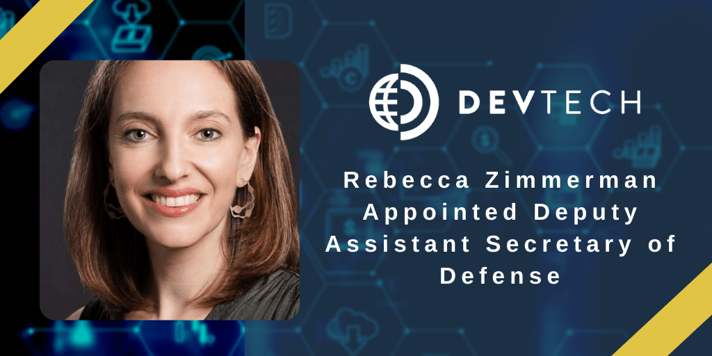 Rebecca Zimmerman Appointed Deputy Assistant Secretary of Defense