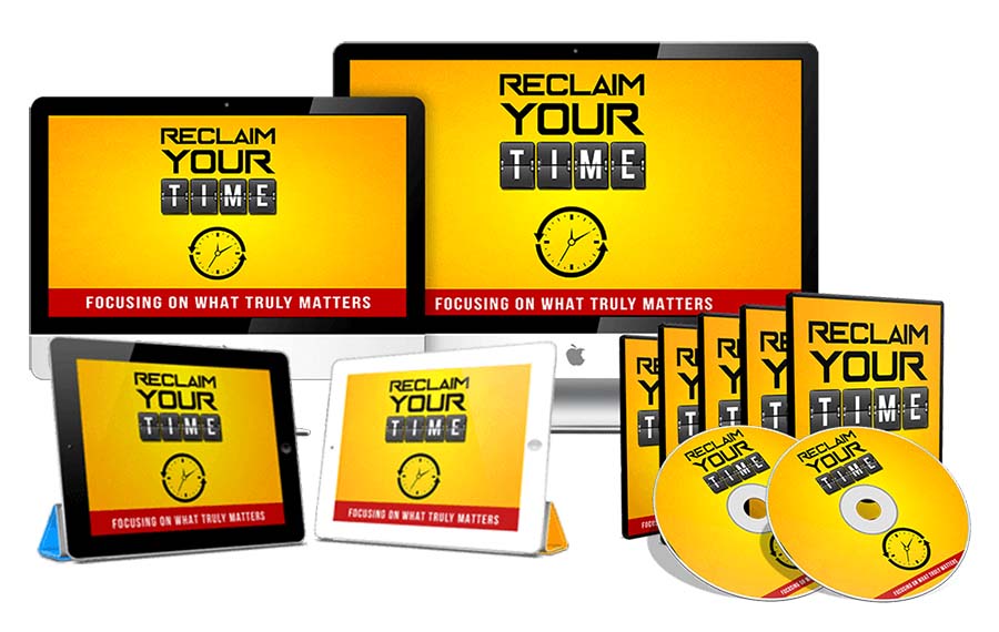 Recupere o seu tempo Premium PLR Ebook Curso Completo em Vídeo Devulture