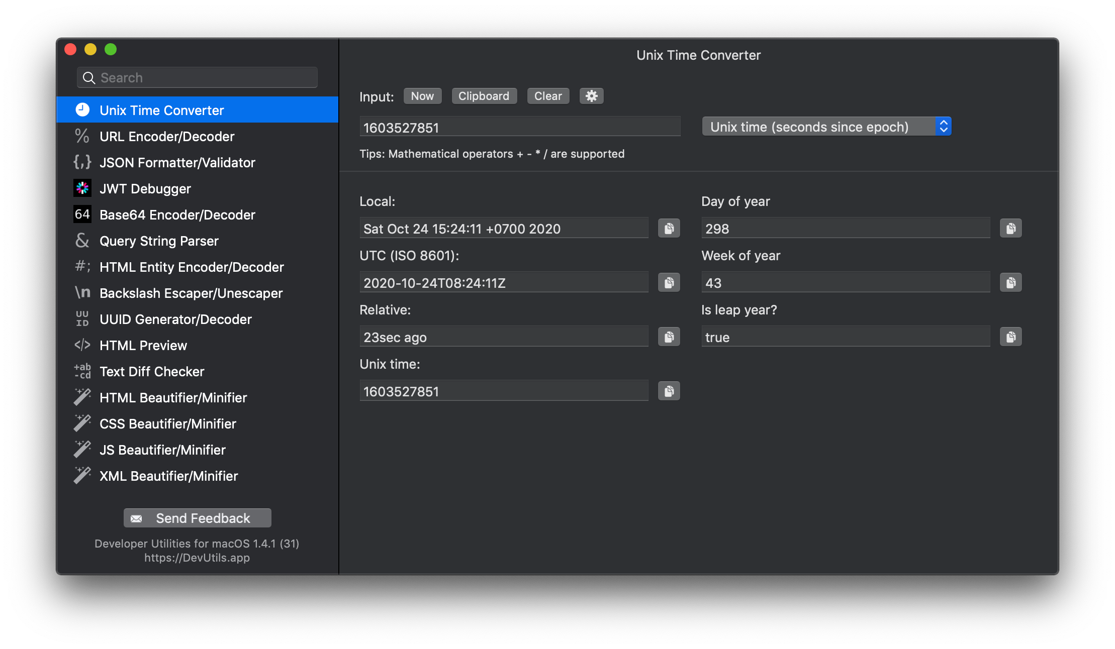 UNIX Timestamp Converter Epoch / Unix Timestamp Converter