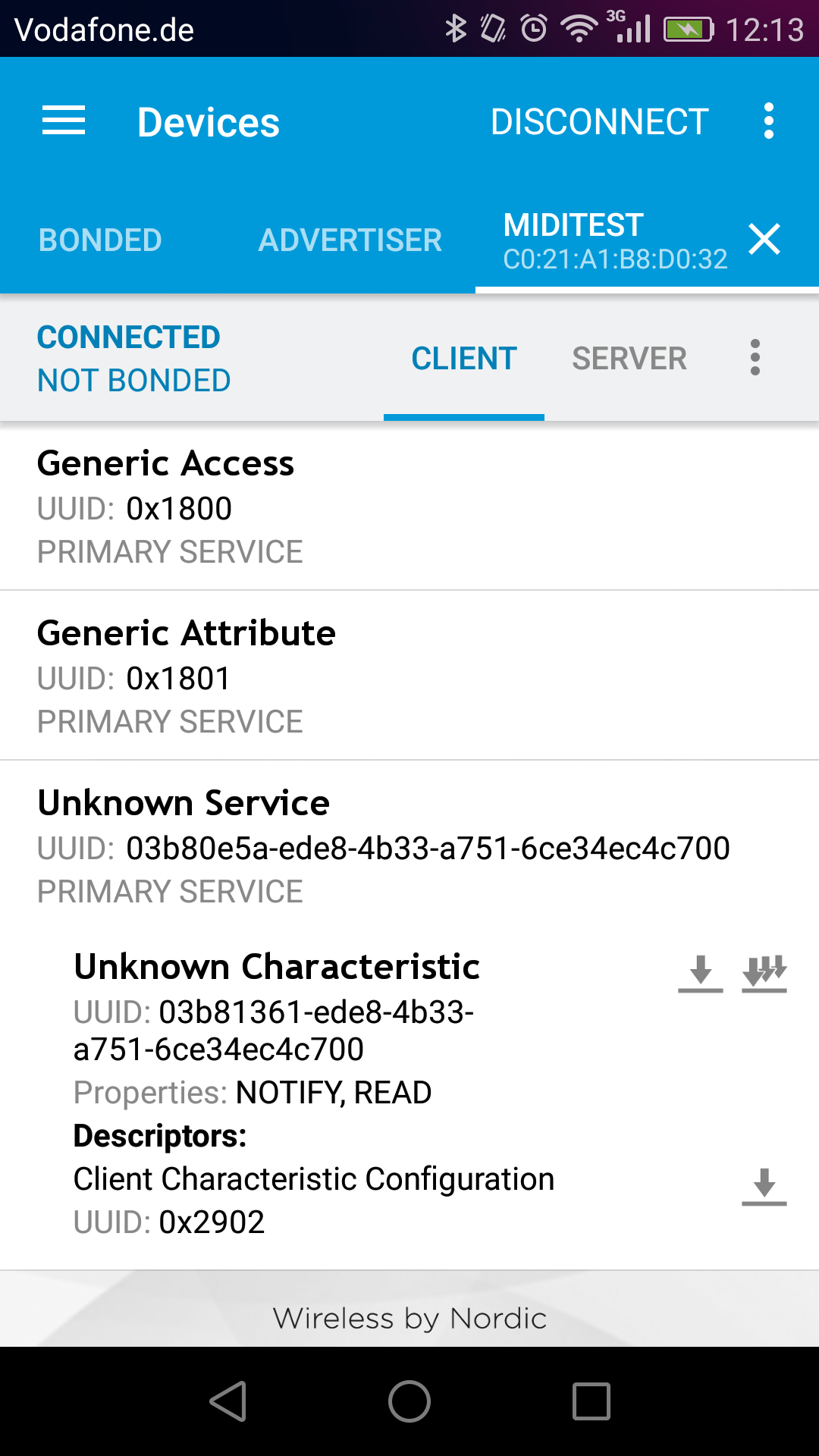 custom 128 bit uuid characteristic not based on the service uuid Nordic Q&A Nordic DevZone
