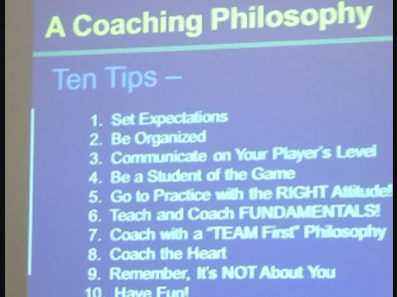 Ten Simple Steps For New Coaches To Build A Coaching Philosophy PCA