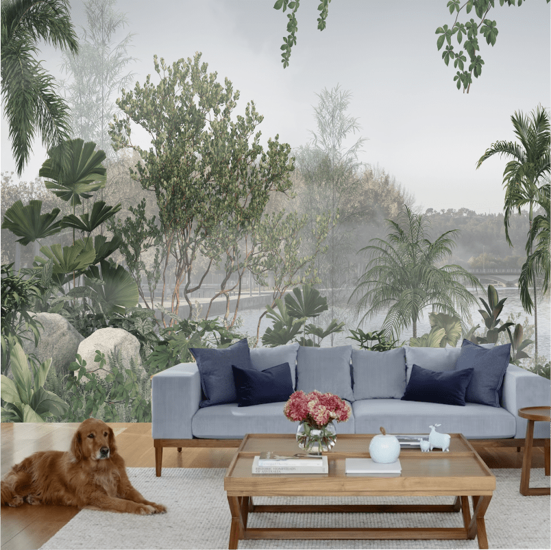 Jungle mood wall mural Dewaal Art