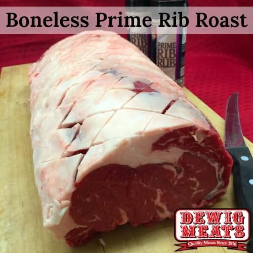 Boneless Prime Rib Roast Dewig Meats