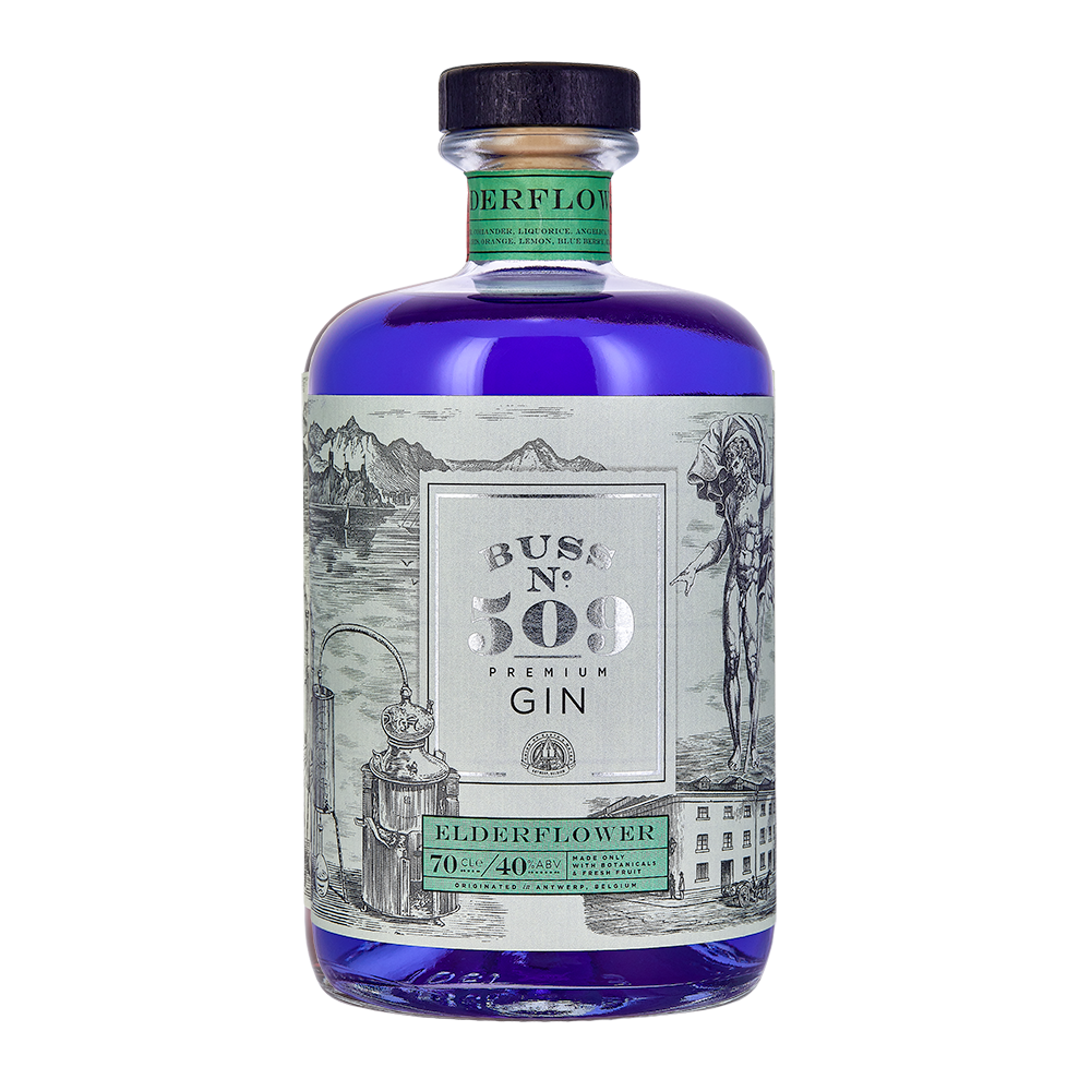 Buss N°509 Premium Gin "Elderflower" 70cl Dewit Wines