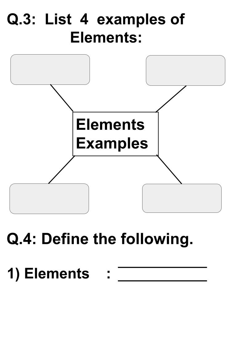 Elements Worksheet - DewWool
