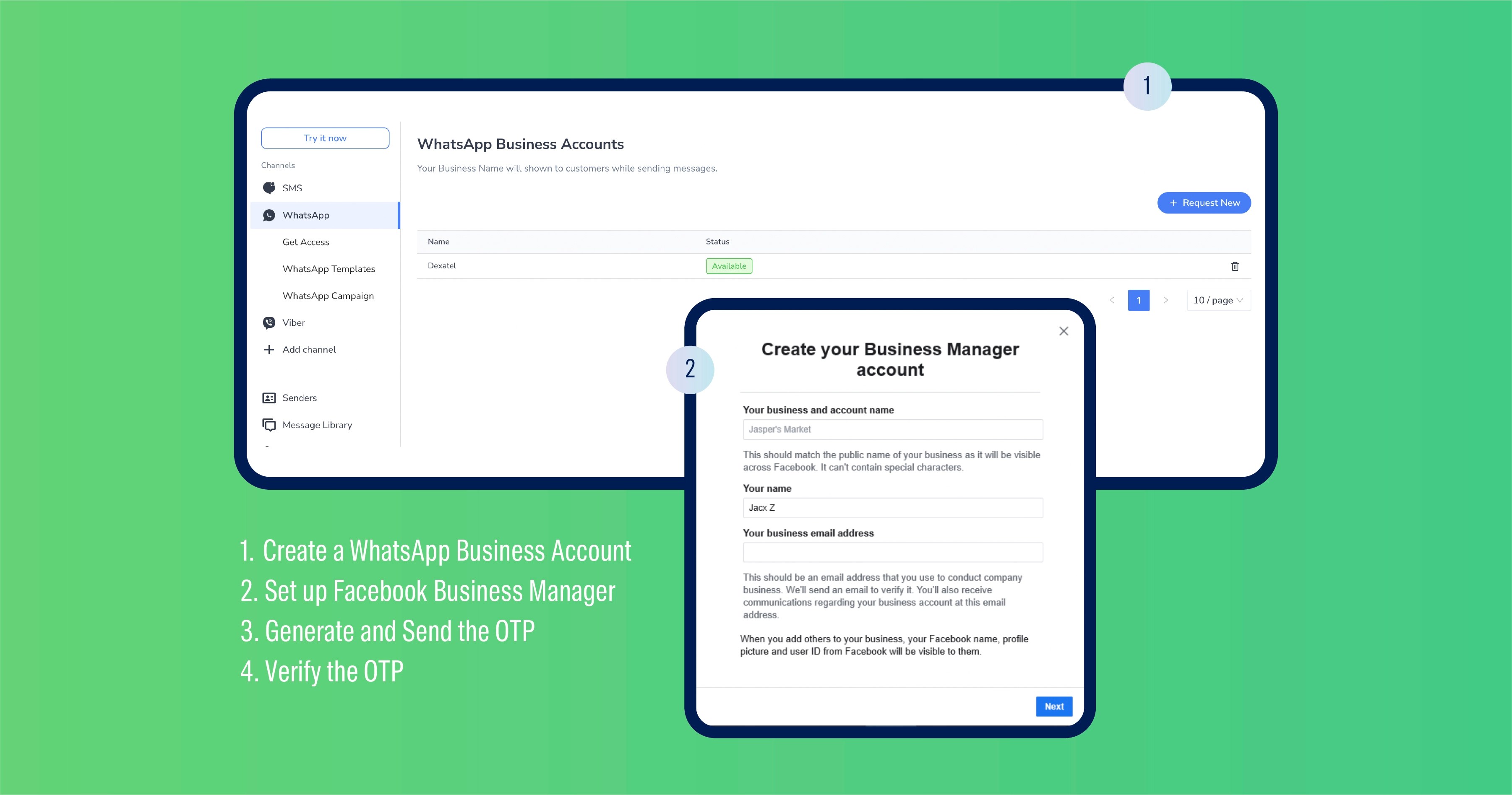 Introducing WhatsApp OTP Messages How to Send Them