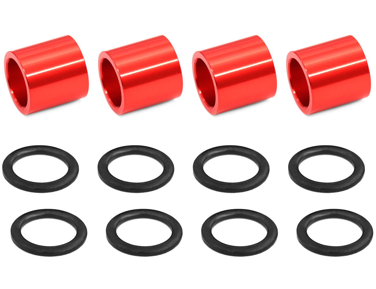 Colored Bearing Spacers and Washers Lightweight Speed Hardware Kit