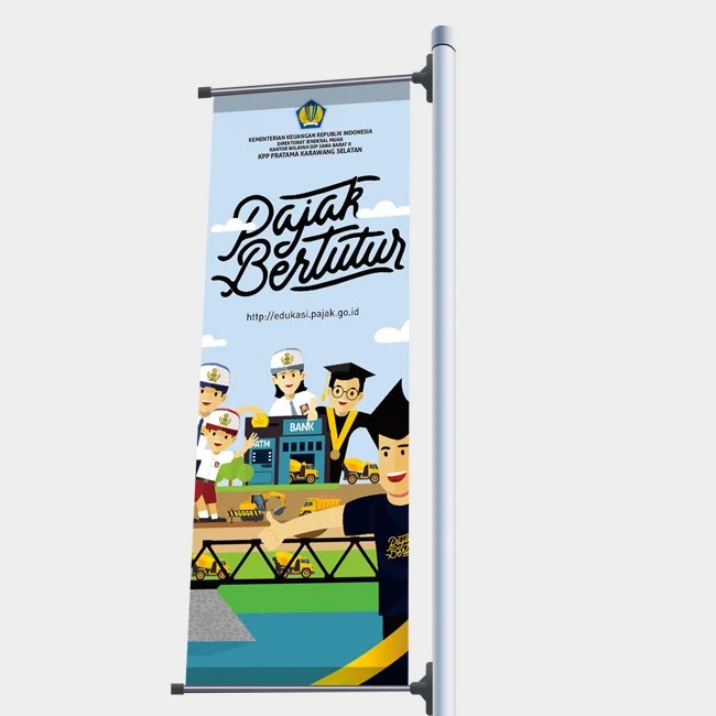 Vertical Banner Percetakan Dexprint