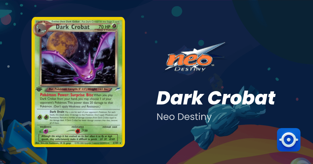 Dark Crobat | Dex - for Pokémon TCG