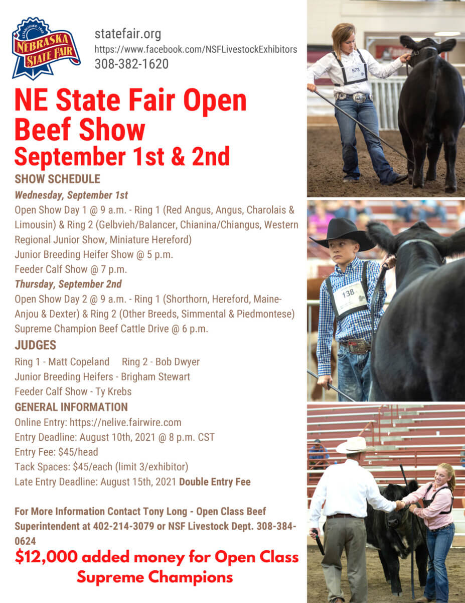 Nebraska State Fair Open Beef Show American Dexter Cattle Association