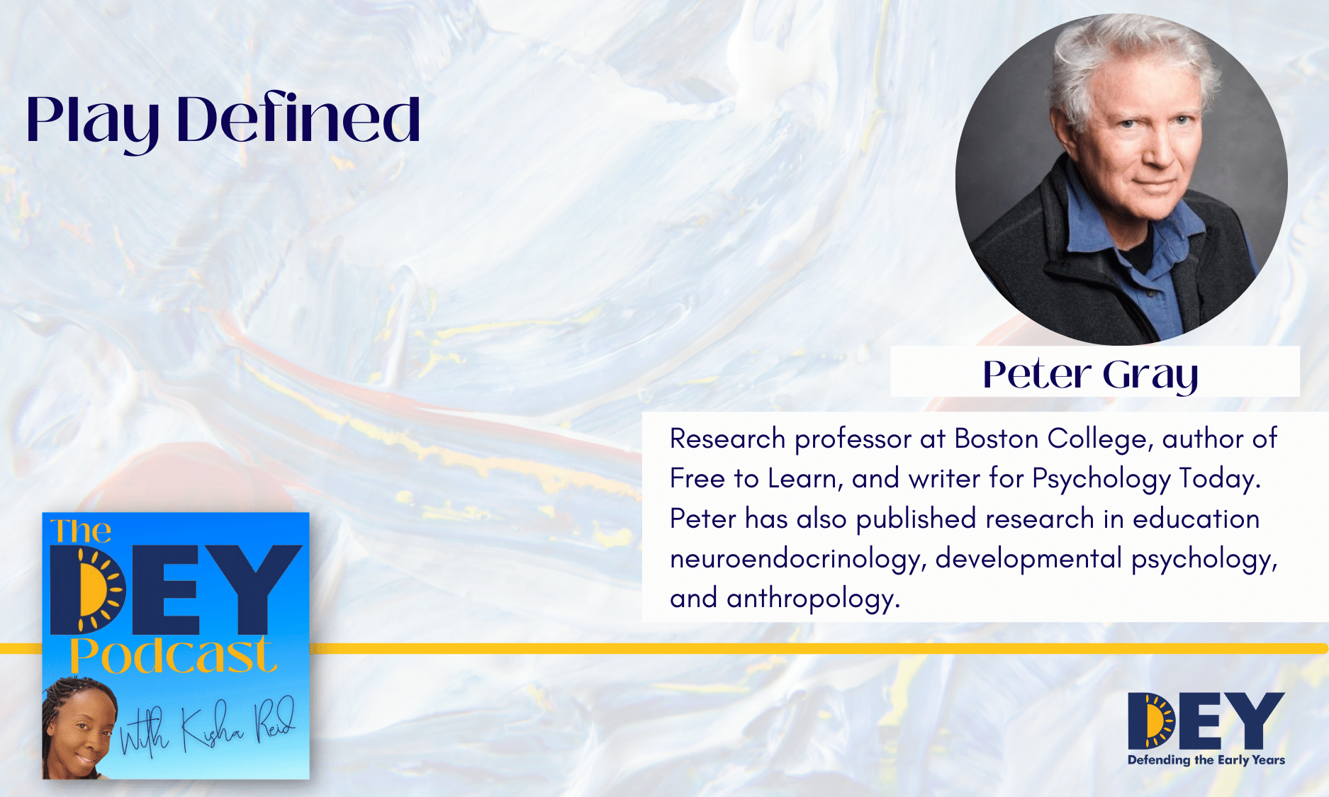 Defining Play with Peter Gray Defending the Early Years