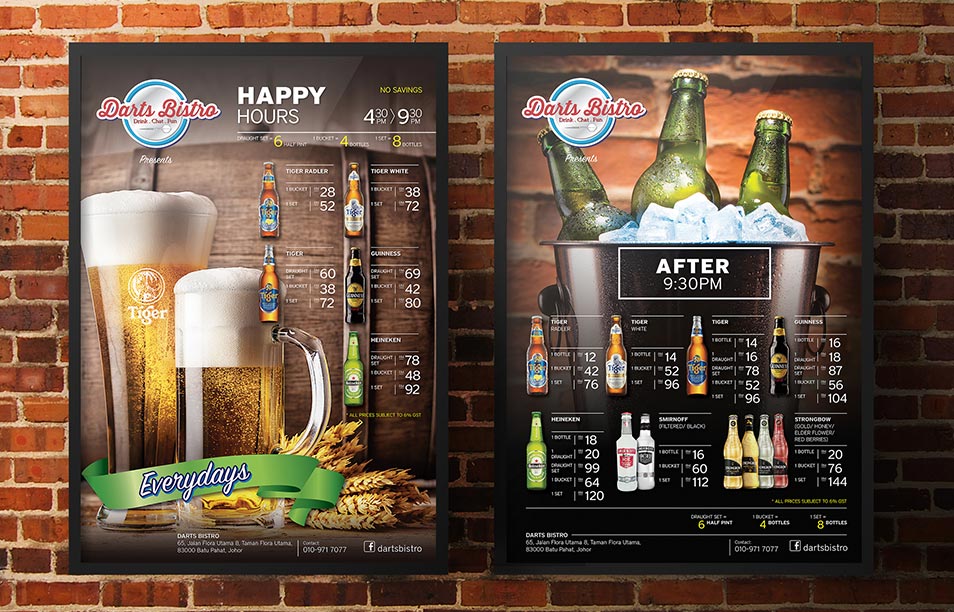 Darts Bistro & Sky Darts Bistro Dezain Studio