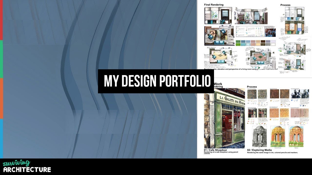 My University Entry Portfolio for Architecture School Dezign Ark (Beta)