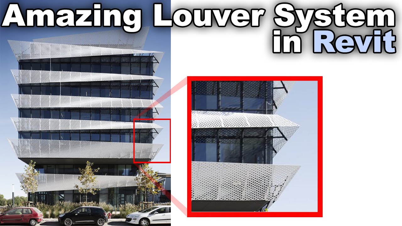 Amazing Louver System in Revit Tutorial Dezign Ark