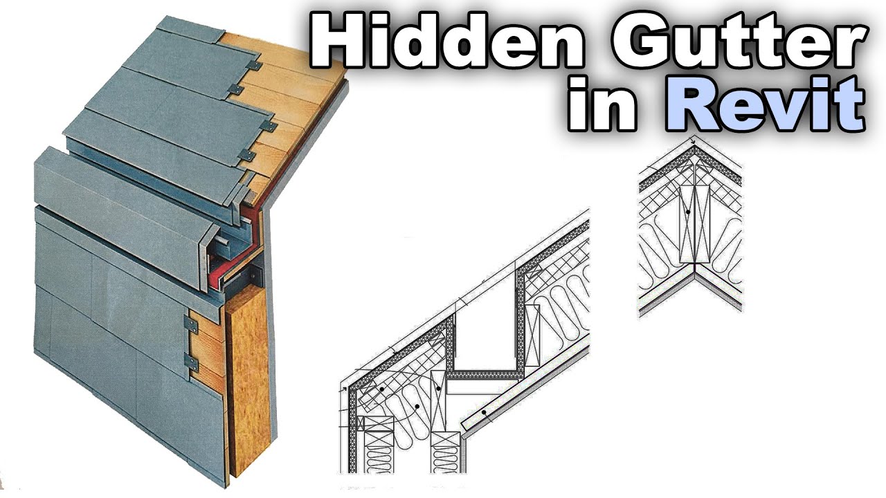 Hidden Gutter in Revit Tutorial Dezign Ark