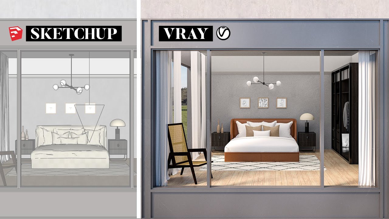 Vray for Sketchup Interior Rendering Workflow + Download