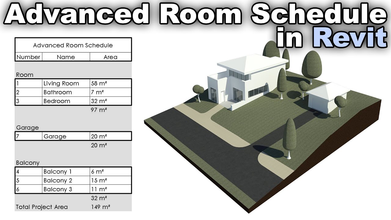 Advanced Room Schedule in Revit Tutorial (Revit Schedule) Dezign Ark