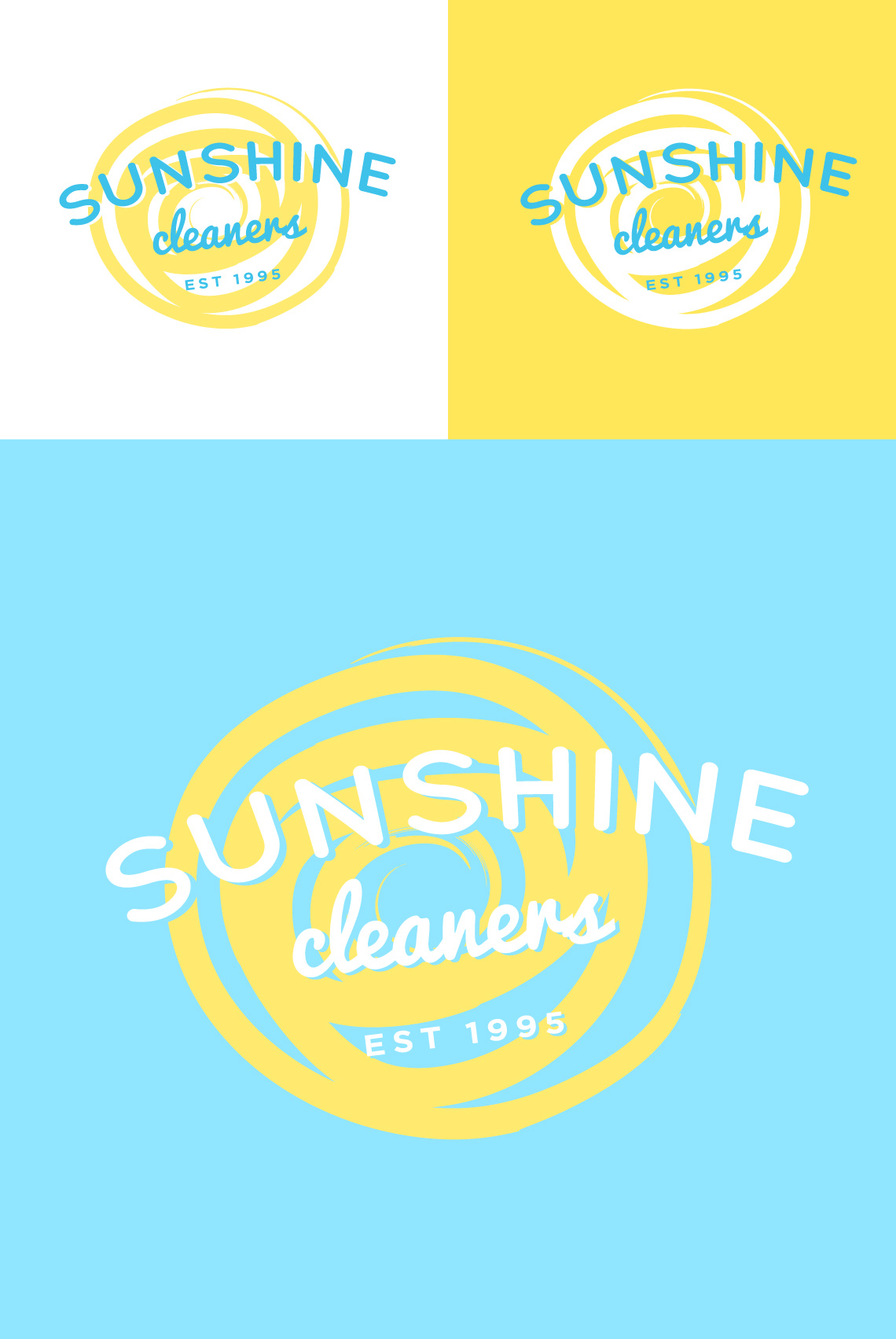 Sunshine Cleaners dezinsINTERACTIVE Baton Rouge Branding  & Marketing