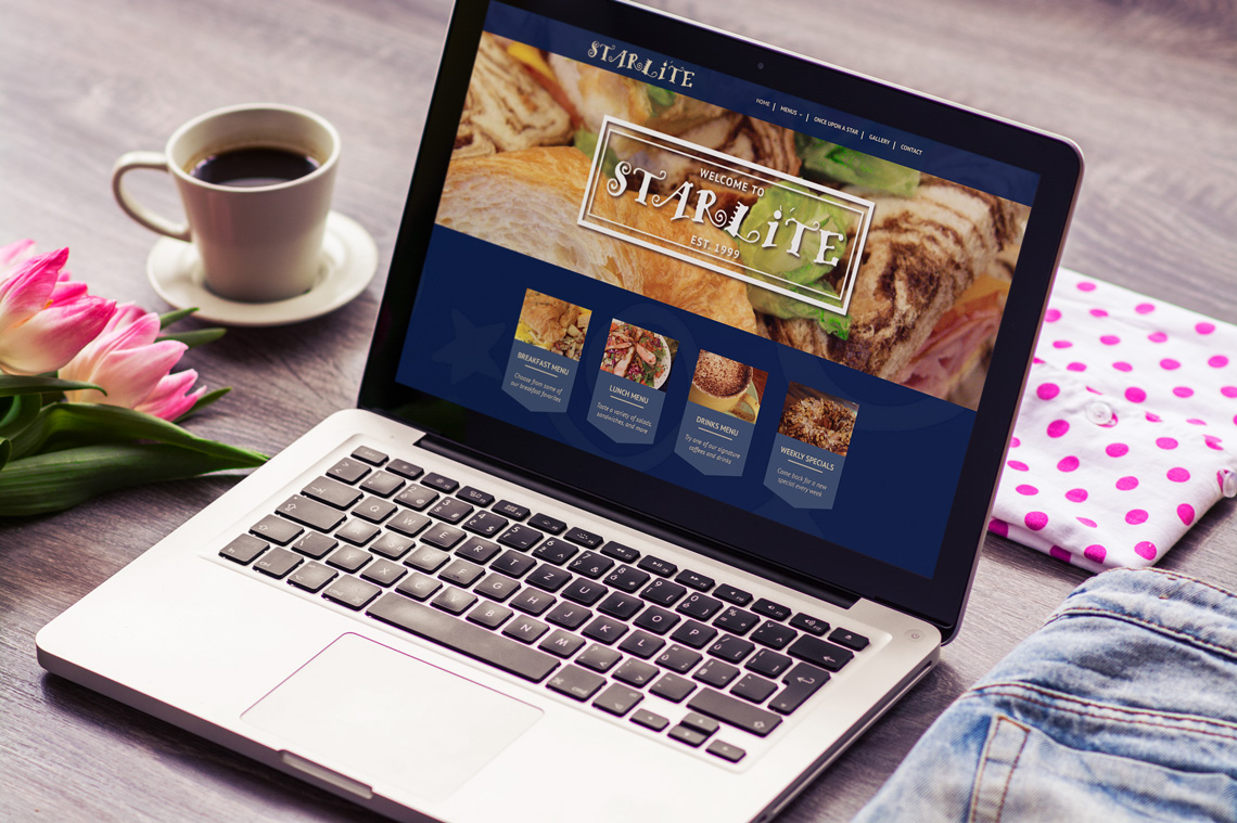 Starlite Espresso Cafe dezinsINTERACTIVE Baton Rouge Branding  & Marketing