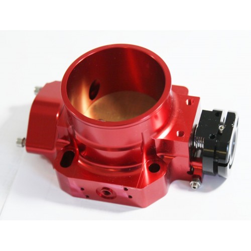 68MM Aluminum Throttle Body RED for 9397 Honda Civic Del Sol D Series