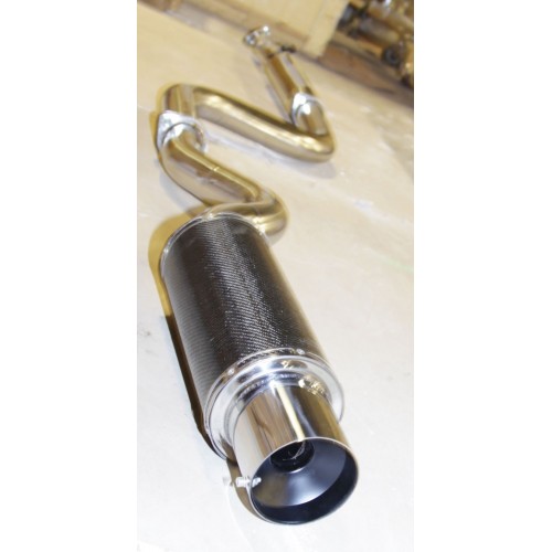 1992-2000 Honda Civic Sedan 4D /Coupe 2D EX DX 3" Catback w/Carbon