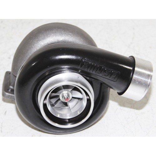 BLACK EMUSA GT45 Turbo/Turbocharger 600+HP T4/T66 3.5"VBand1.05+Mesh