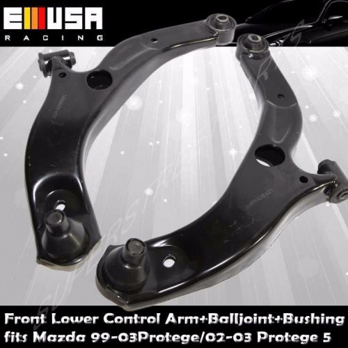1 Pair Front Lower Control Arm w/Balljoint for 9903 Mazda Protege/0203 Protege5