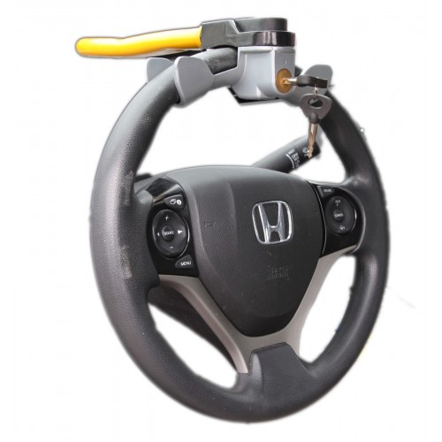 Universal Steering Wheel AntiTheft Lock YELLOW