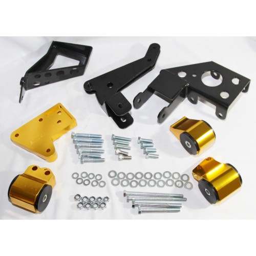Billet Aluminum Engine Motor Mount Kit for 92-95 Civic/ 94-01 Integra