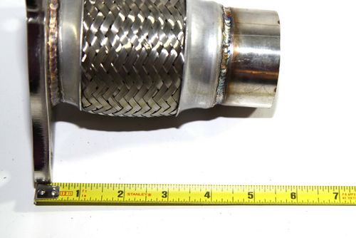 2.25" SS Exhaust Flange Cat Outlet Repair Flex/Down Pipe for 0511
