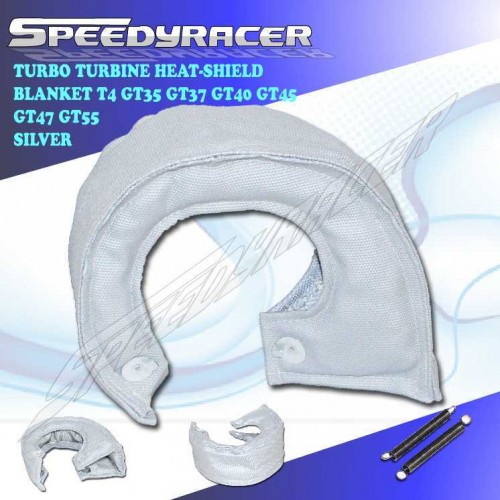Turbo Turbine Heat Shield Blanket T4 GT35 GT37 GT40 GT45 GT47 GT55 SILVER