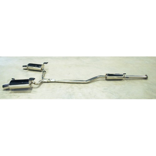 Direct Bolt On 2009-2012 Acura TL Dual 4" Tip 2.25" Piping Catback