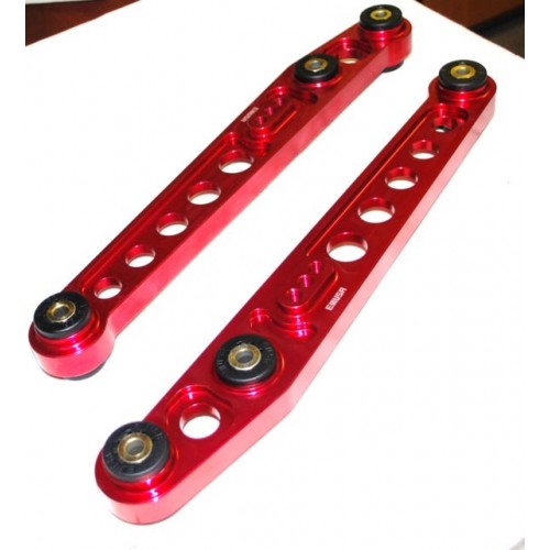 1996-1998 99 00 Emusa Rear Lower Control Arm Honda Civic LCA EK RED