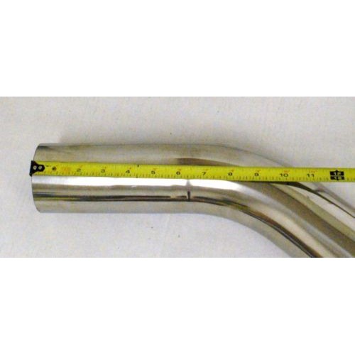 Universal Intercooler Piping Stainless Steel T201 45Degree Pipe 3 with