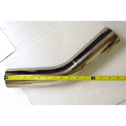 Universal Intercooler Piping Stainless Steel T201 45Degree Pipe 3 with