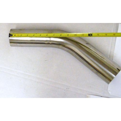 Universal Intercooler Piping Stainless Steel T201 45Degree Pipe 3 with