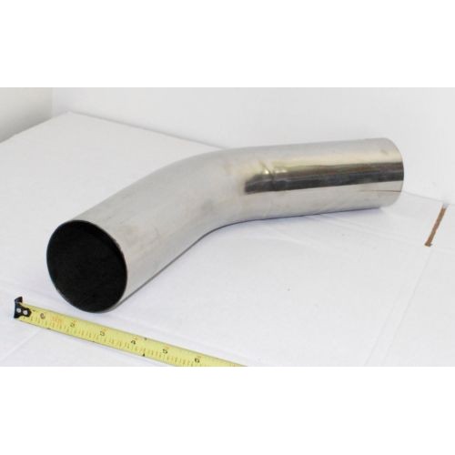 Universal Intercooler Piping Stainless Steel T201 45Degree Pipe 3 with