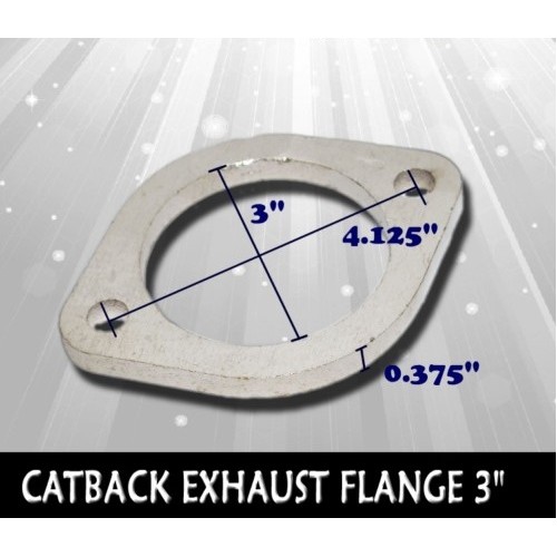 Exhaust Flange 3" CATBACK EXHAUST WELDABLE FLANGE