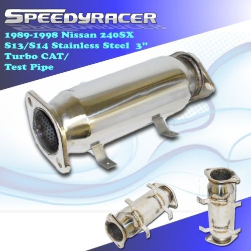 1995-1998 Nissan 240SX Downpipe Catback Exhaust &Cat Pipe & Turbo Elbow