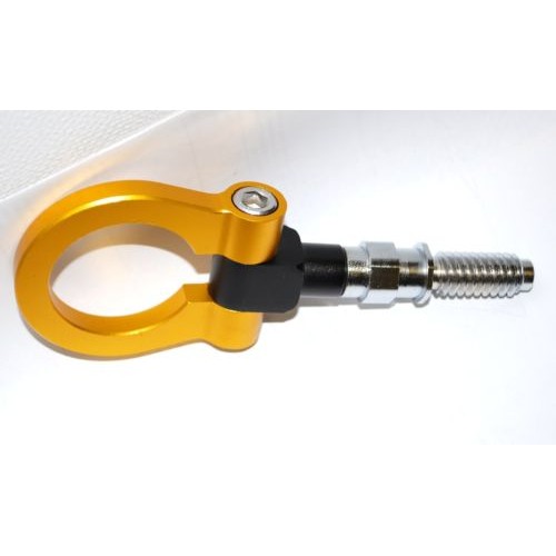 BMW Euro Racing Style Front Golden Tow Hook Silver M3 X3 Z3 Z4 E30 E36 E46