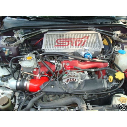 Subaru Impreza WRX/STi Turbo Inlet 0207 Red