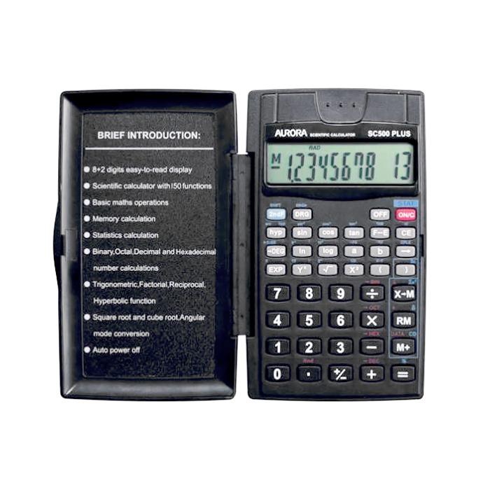 Aurora 8 + 2 Digit Scientific Calculator SC500P