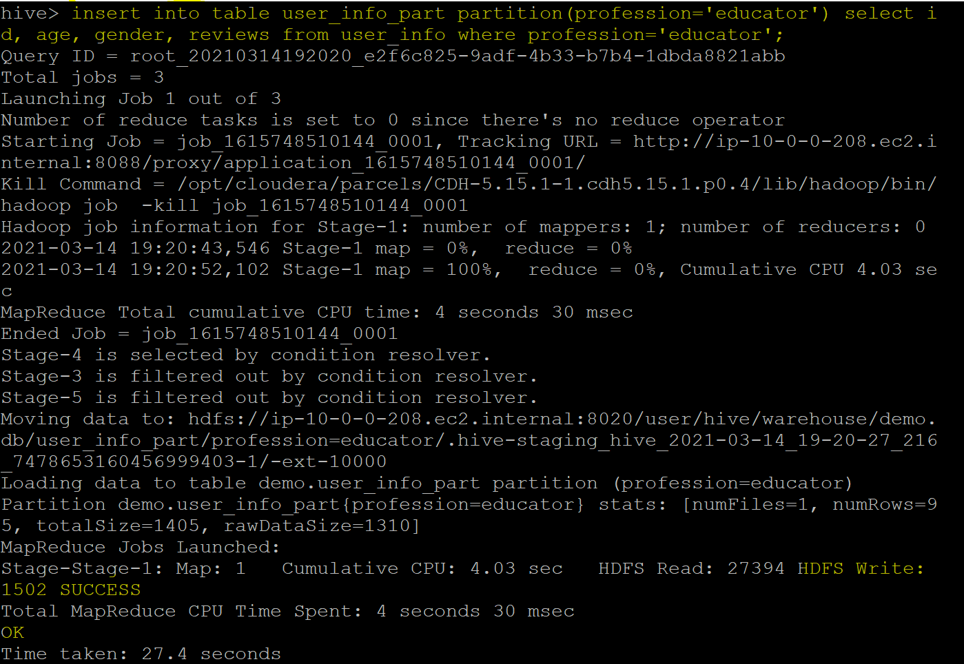 How to create the partitioned hive tables using Sqoop