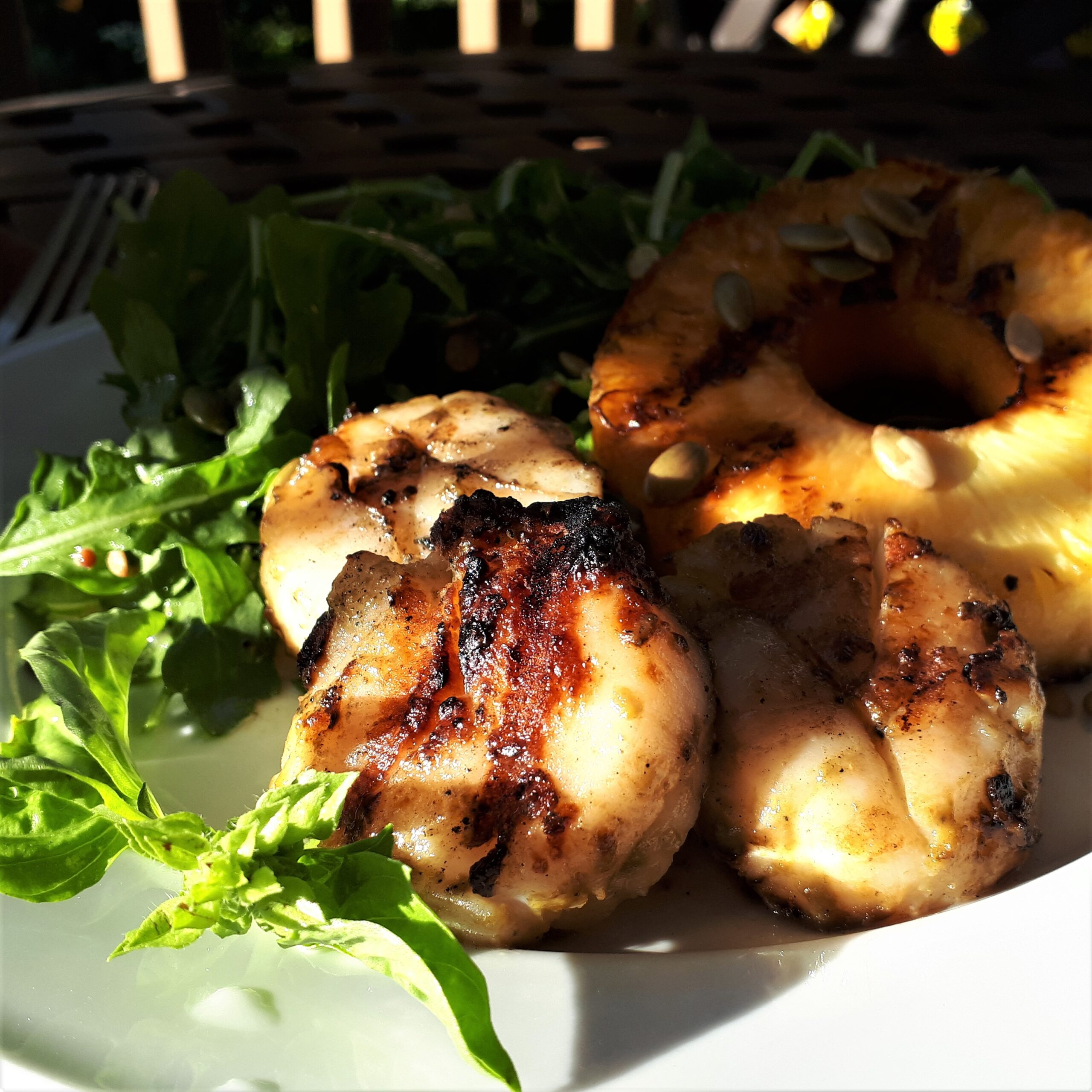 Spicy Grilled “Green” Scallops Shop DFC BBQ