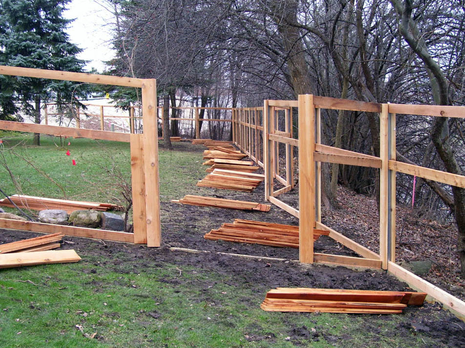 High Quality Fence Construction Process D Fence LLC