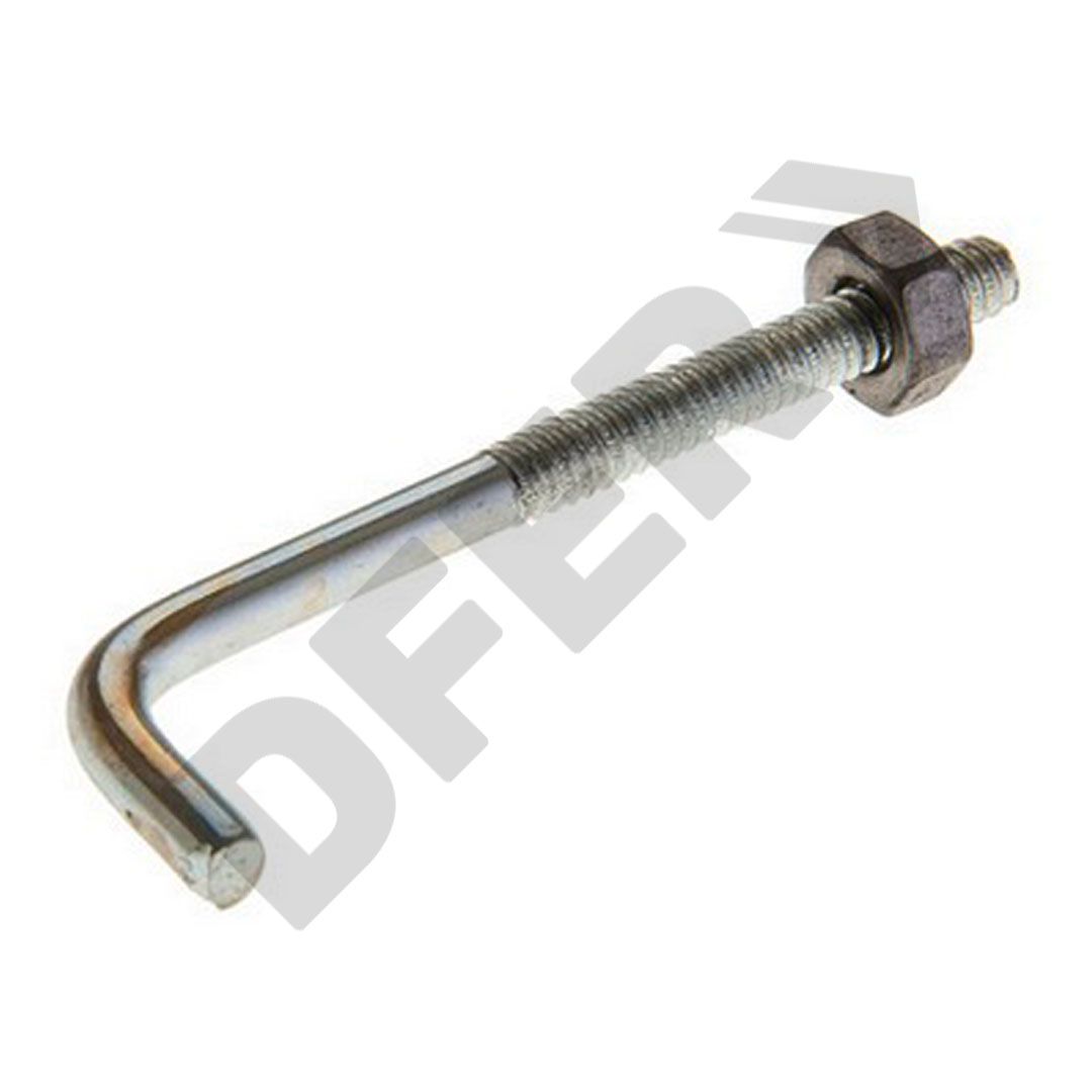 PITON ZINCADO CON TUERCA W 3/16 ESCUADRA // BC10 DferSRL