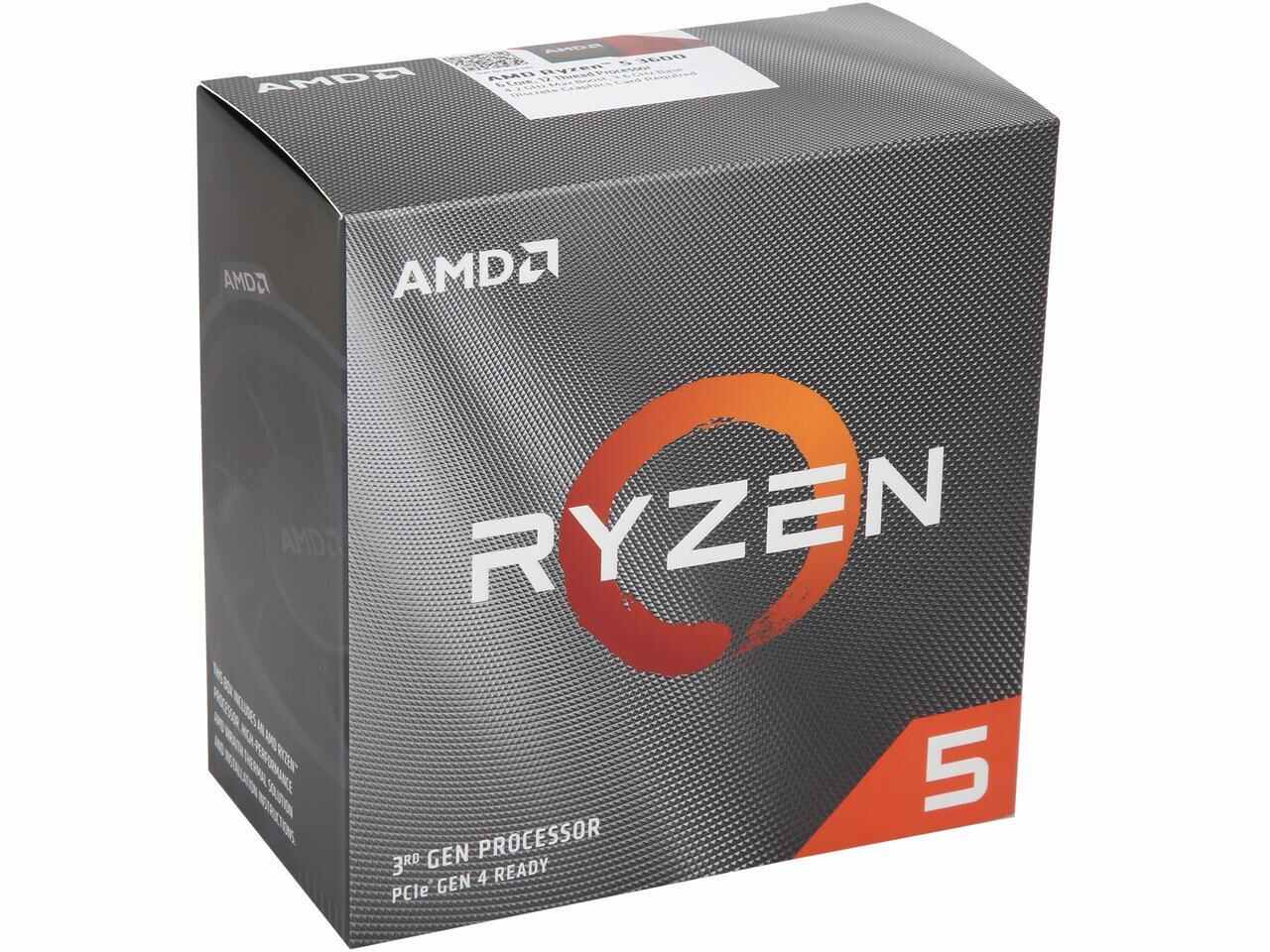 AMD RYZEN 5 3600 6 CORES 12 THREADS 3.6GHZ (TURBO 4.2GHZ) WITH WRAITH