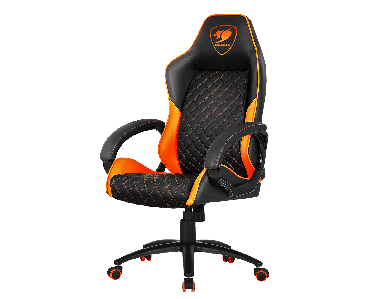 COUGAR FUSION GAMING CHAIR BLACK/ORANGE DFESTORE