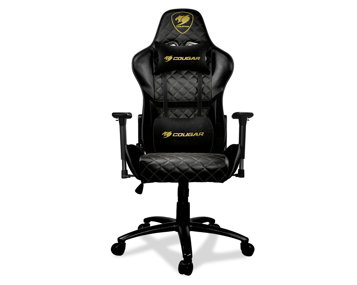 COUGAR ARMOR ONE ROYAL GAMING CHAIR ROYAL GOLD 180º RECLINABLE