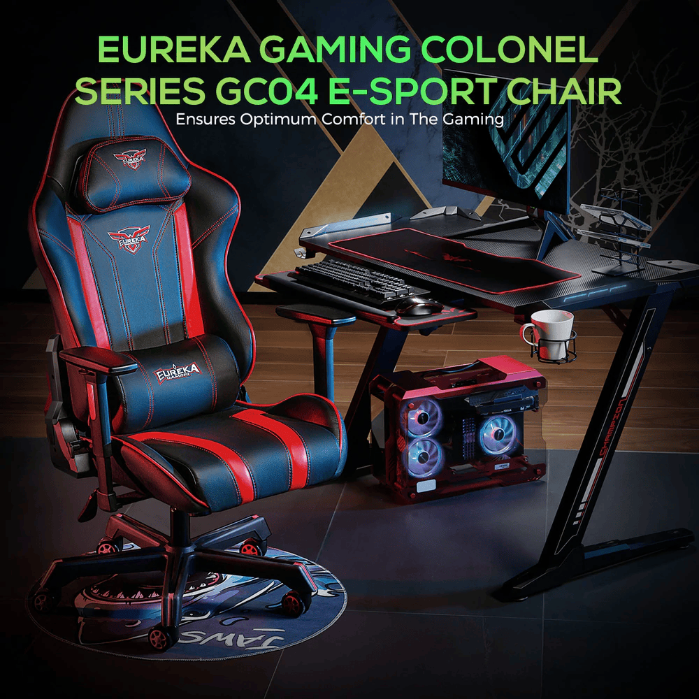 50 OFF PROMO! EUREKA GC04 HOME OFFICE / ESPORTS GAMING